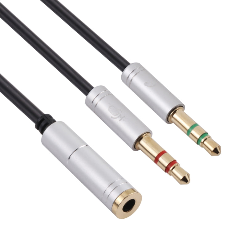 3.5mm Female to 2 x 3.5mm Male Adapter Cable