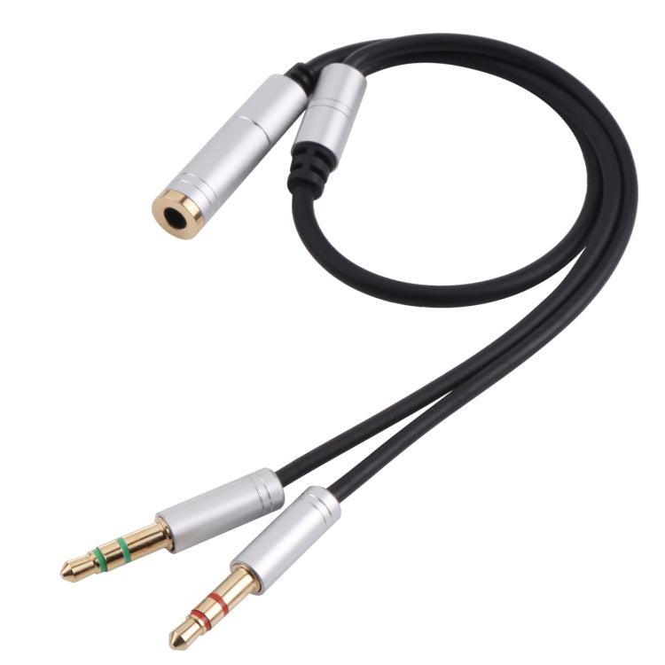 3.5mm Female to 2 x 3.5mm Male Adapter Cable
