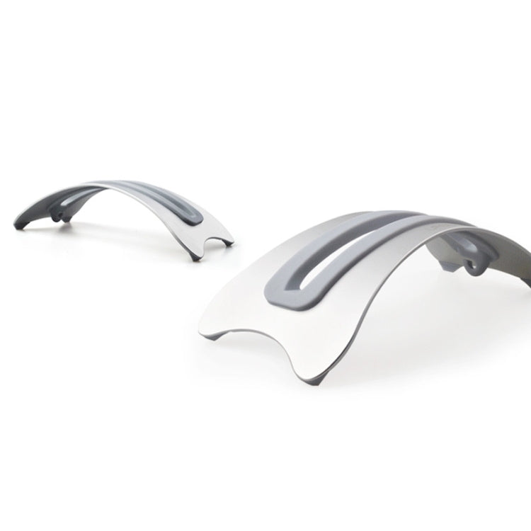 SOPI SN-001 Arc Style Aluminum Desktop Vertical Stand for Laptop, Suitable for Mac Air, Mac Pro and Other Laptops of Width Between 0~18mm (Silver)