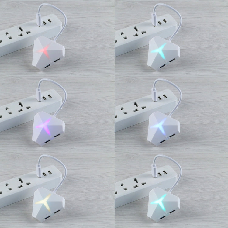 5Gbps Super Speed 4 Ports USB 3.0 HUB Adapter, Cable Length: about 20cm