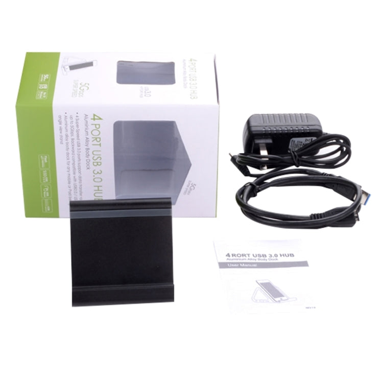 Wavlink WS-UH3045 4 USB 3.0 Ports HUB Converter Adapter with Holder Function for iPad, iPhone, Samsung, Lenovo, Sony, and other Tablet or Smart Devices