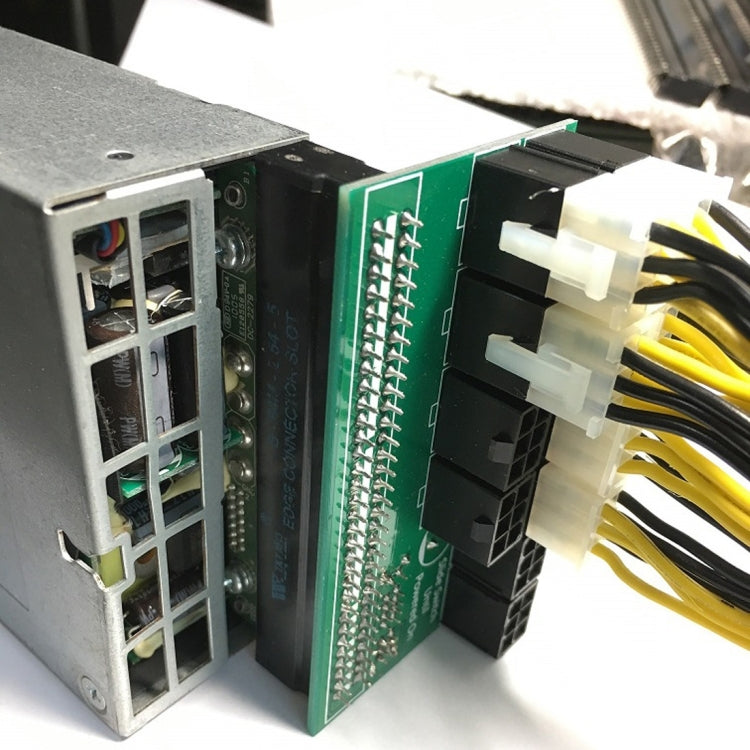 Server PowerBoard to 10 Groups 6 Pin Adapter Converter Board Plate