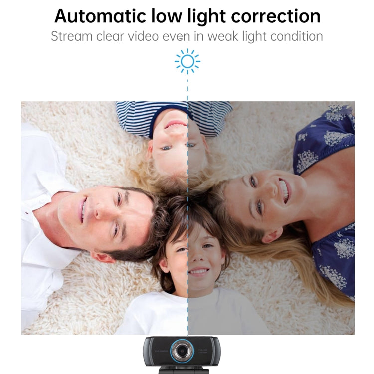 HD USB Stream Camera Webcam with Microphone