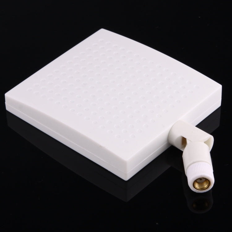 12dBi RP-SMA Male Connector 5.8GHz Panel WiFi Antenna(White)