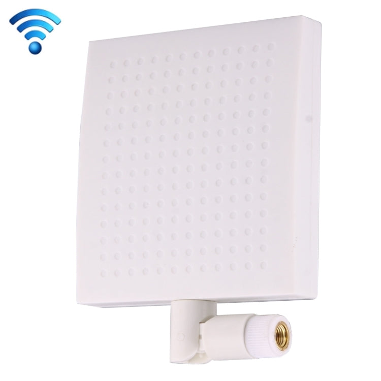 12dBi RP-SMA Male Connector 5.8GHz Panel WiFi Antenna(White)