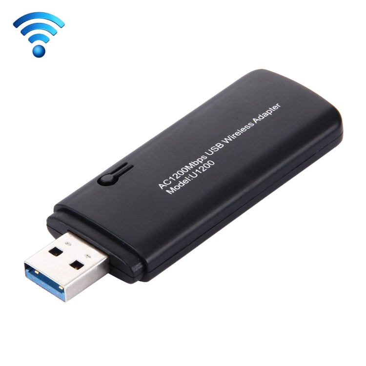 U1200 USB 3.0 Wireless AC1200Mbps 2.4GHz / 5GHz WiFi Network Adapter