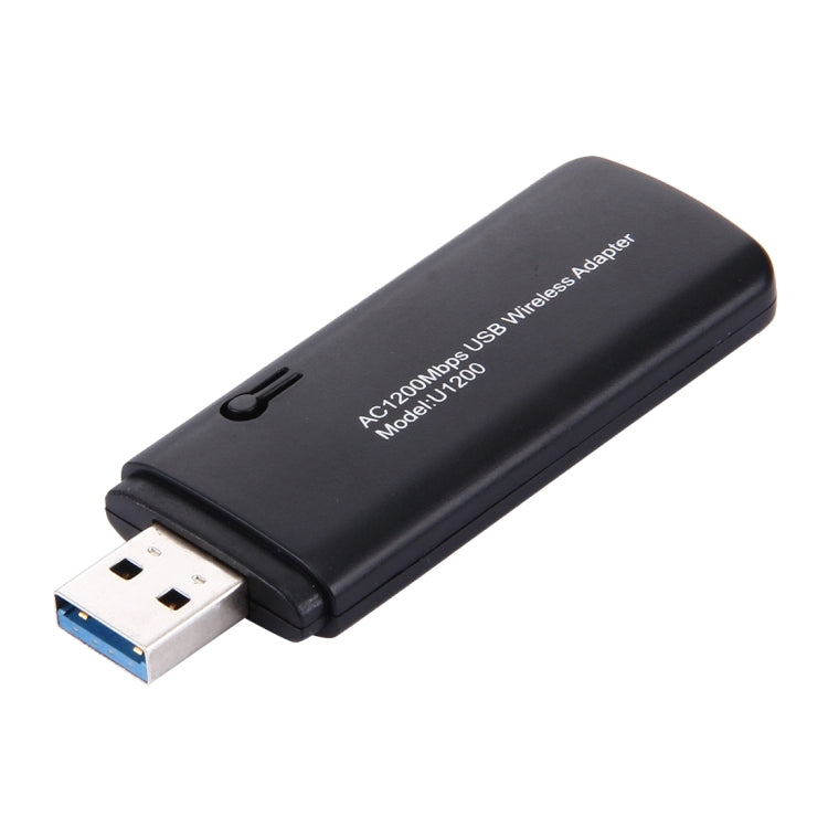 U1200 USB 3.0 Wireless AC1200Mbps 2.4GHz / 5GHz WiFi Network Adapter