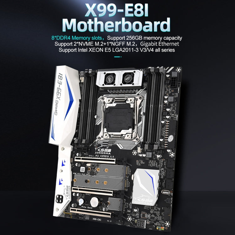 X99-E8I 256G DDR4 x 8 High Speed Motherboard