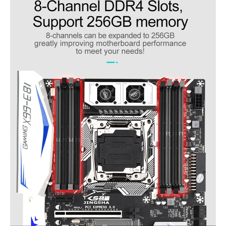 X99-E8I 256G DDR4 x 8 High Speed Motherboard