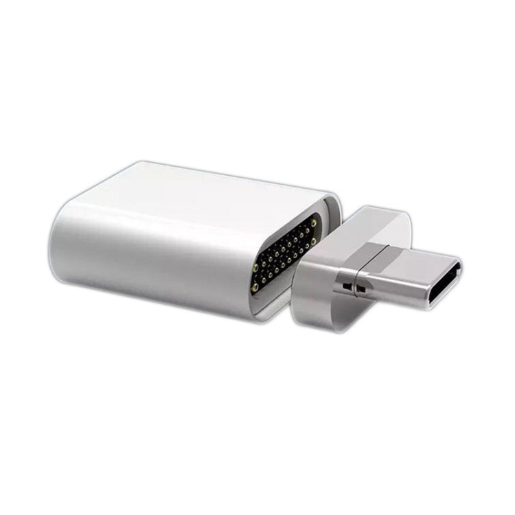 Straight USB-C / Type-C 3.1 Male to USB-C / Type-C 3.1 Female 20 Pin Magnetic Adapter