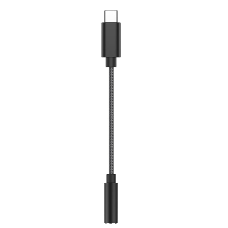 TA11-R1 USB-C / Type-C Male to 3.5mm Audio Female TPE Braid Earphone Adapter