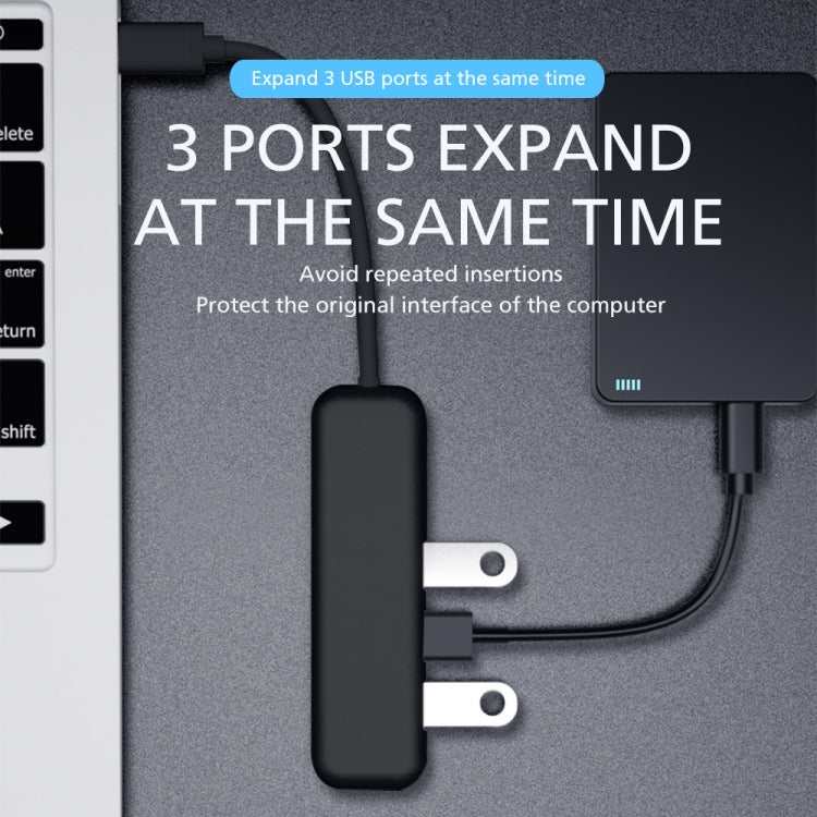 YAOMAISI 5 in 1 Extender USB3.0+ card reader + charging , Support PD Fast Charging, Data Transmission 5G / S for Macbook