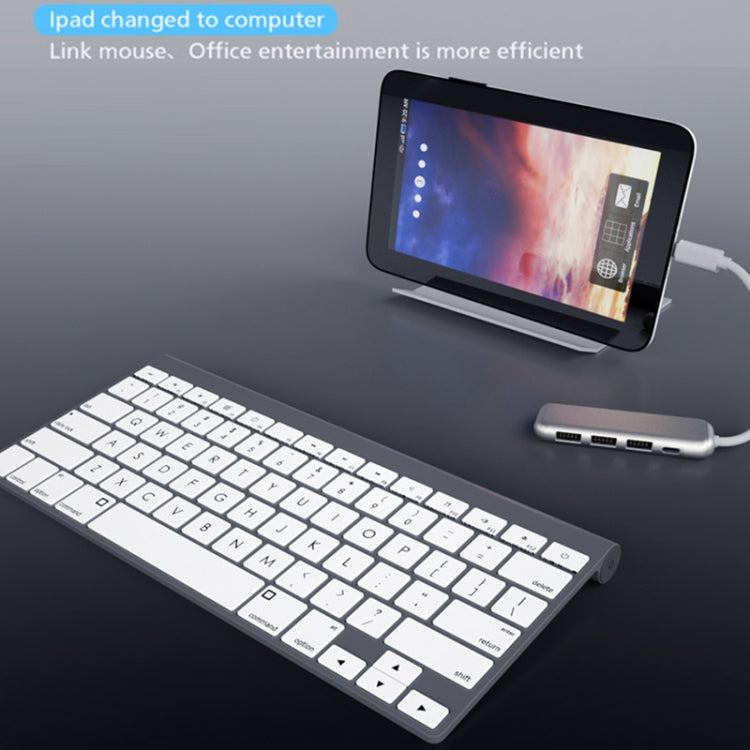 YAOMAISI 5 in 1 Extender USB3.0+ card reader + charging , Support PD Fast Charging, Data Transmission 5G / S for Macbook