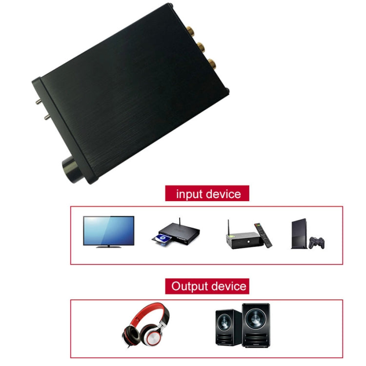 XU20 Portable SPDIF/Coaxial Input HiFi Optical Fidelity Stereo Headphone Amplifier