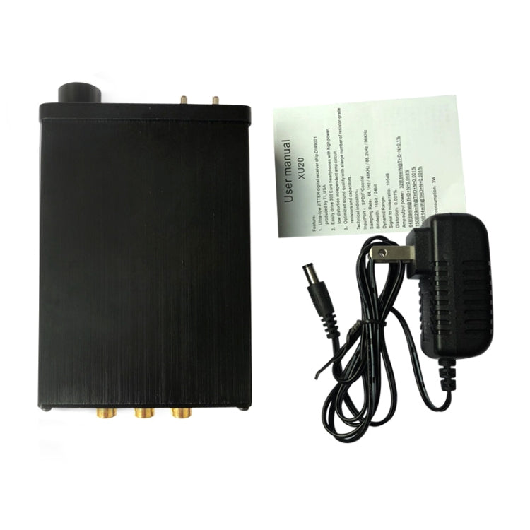 XU20 Portable SPDIF/Coaxial Input HiFi Optical Fidelity Stereo Headphone Amplifier