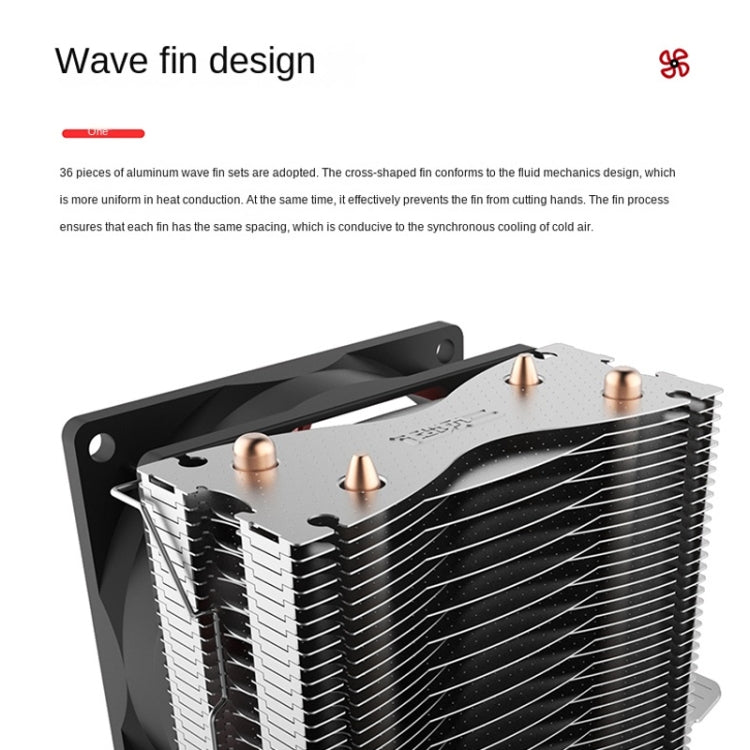 Red Sea Mini Computer CPU Mute Radiator