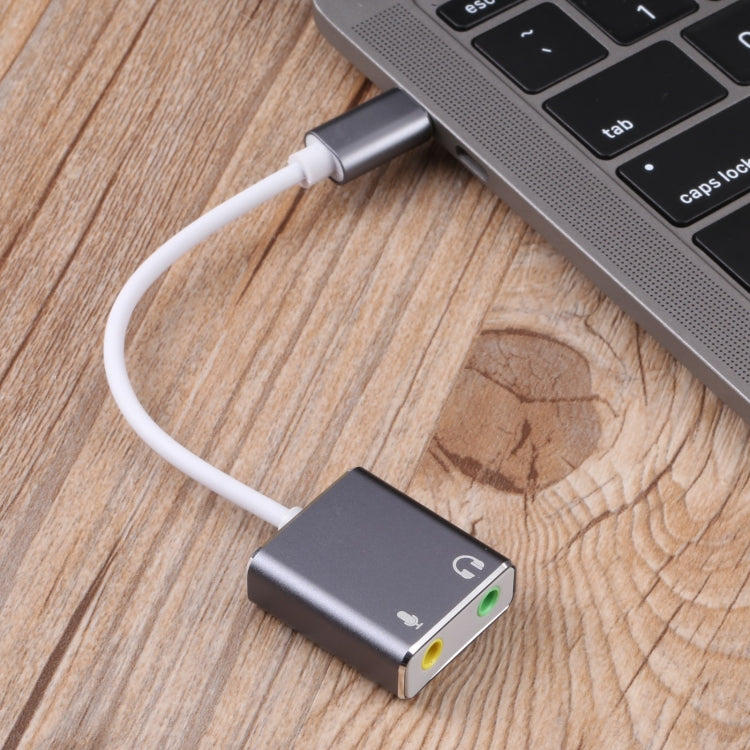 USB-C / Type-C to Jack 3.5mm Earphone Microphone Sound Card