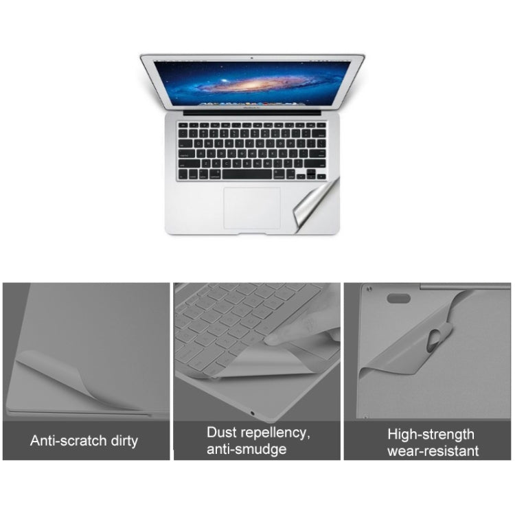 4H Xiaomi Laptop Top Film + Bottom Film + Full Film Set for Xiaomi Air 12.5 inch (Silver)