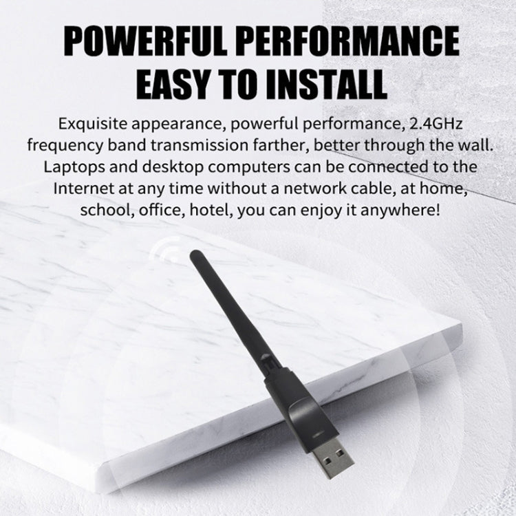 MT7601 150Mbps USB Wireless Network Adapter WiFi Receiver