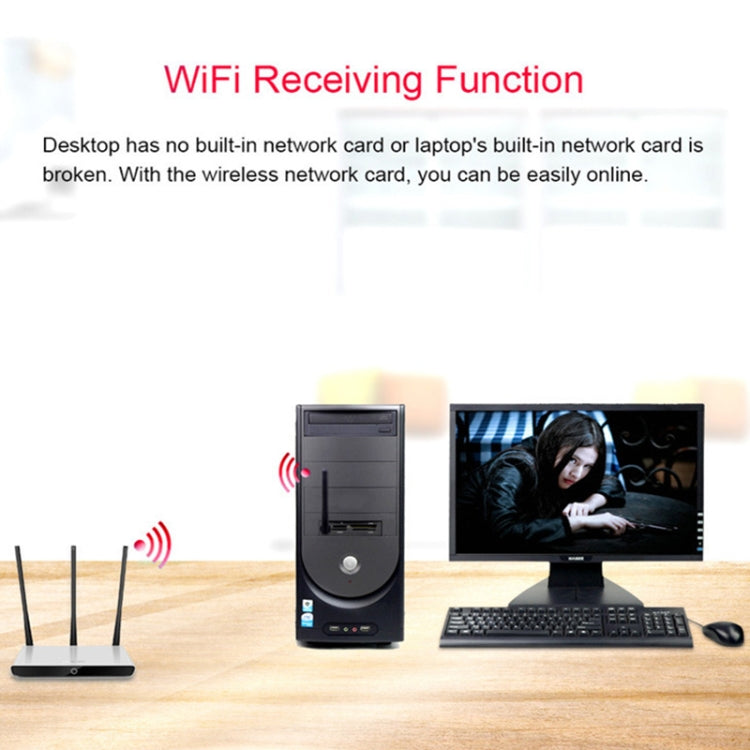 MT7601 150Mbps USB Wireless Network Adapter WiFi Receiver