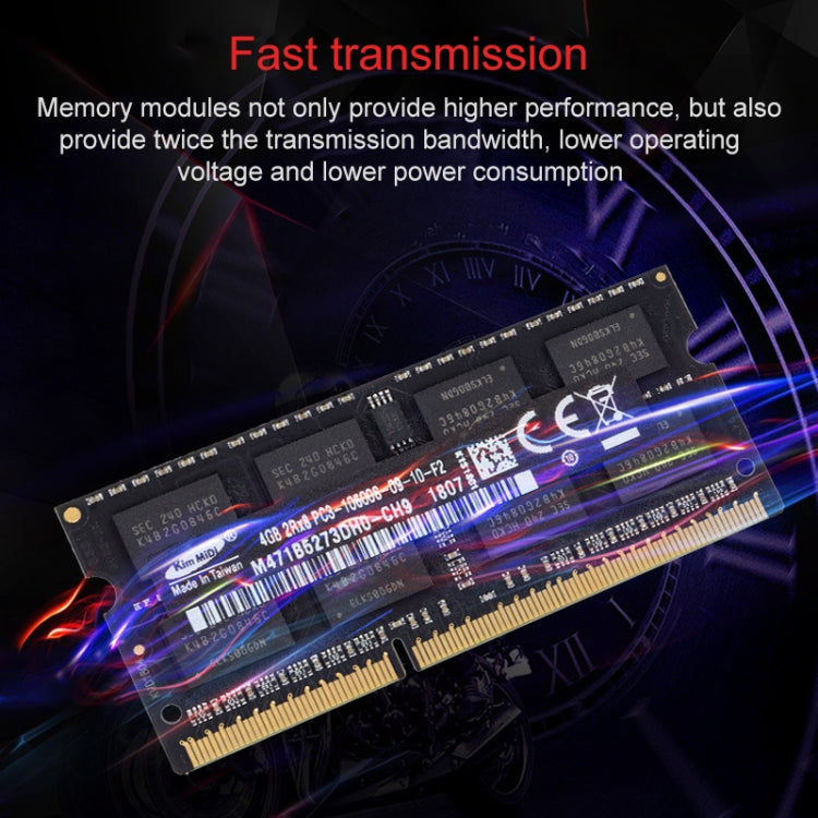 Kim MiDi DDR3 1333MHz 4GB Memory RAM Module for Laptops