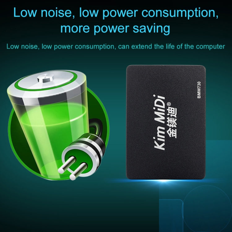 Kim MiDi BMW730 7mm 2.5 inch SATA3 Solid State Drive, Flash Architecture: MLC, Capacity: 60GB