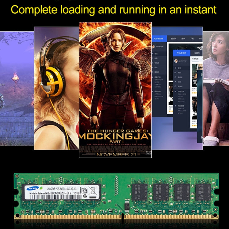 Kim MiDi DDR2 800MHz 2GB Memory RAM Module for Desktop PC