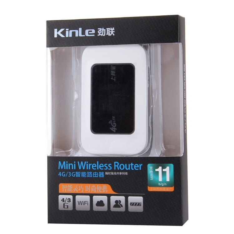 Kinle K55 Mini 3G/4G Wireless Mobile WiFi Router, IEEE 802.11.b/g/n, 4G (2100/1800MHz)(White)