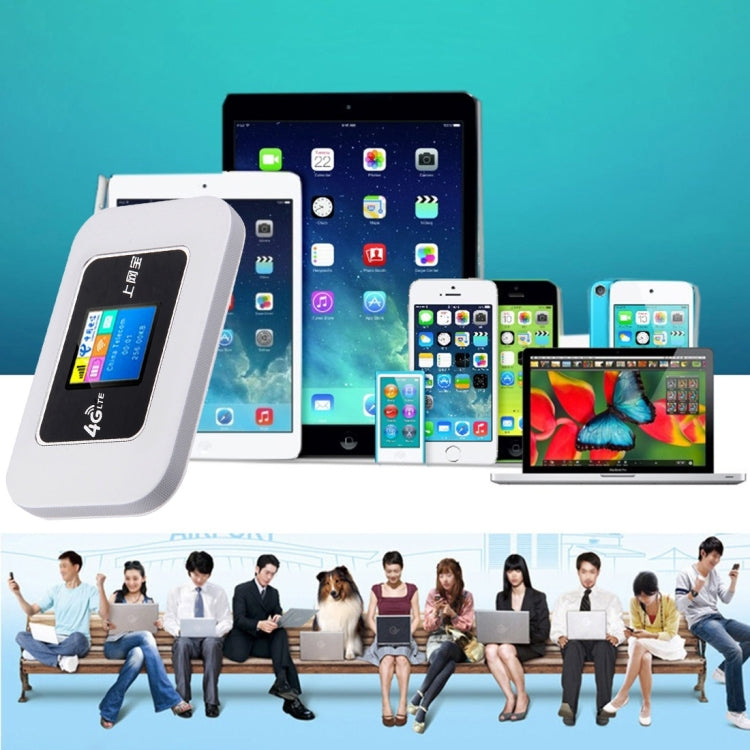 Kinle K55 Mini 3G/4G Wireless Mobile WiFi Router, IEEE 802.11.b/g/n, 4G (2100/1800MHz)(White)