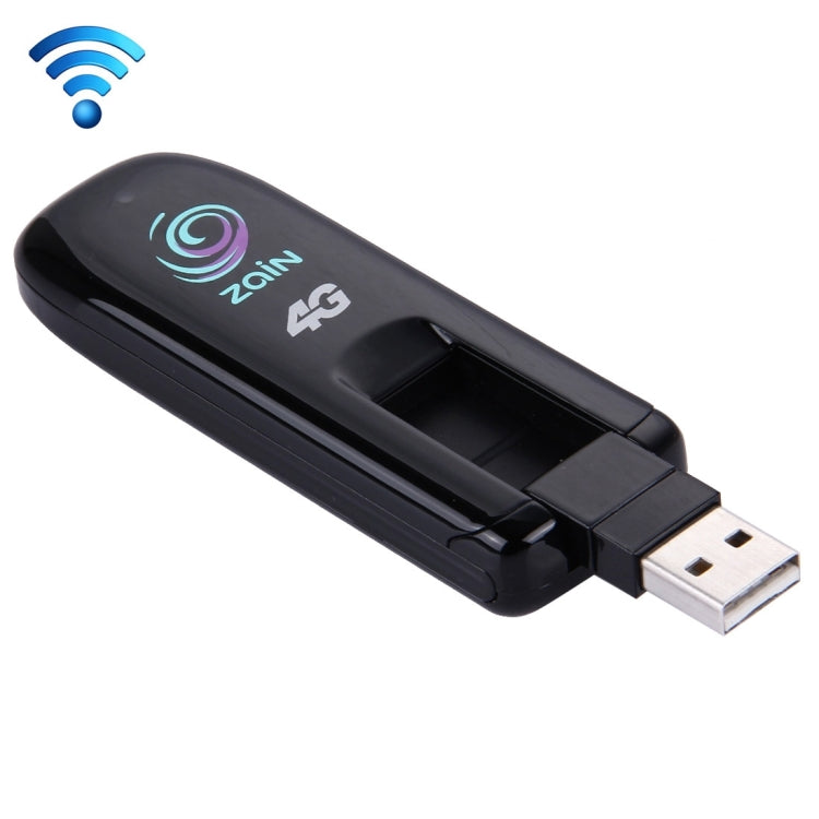 ZTE MF821 High Speed Zain 4G Modem USB Doogle, Support External Antennas(Black)