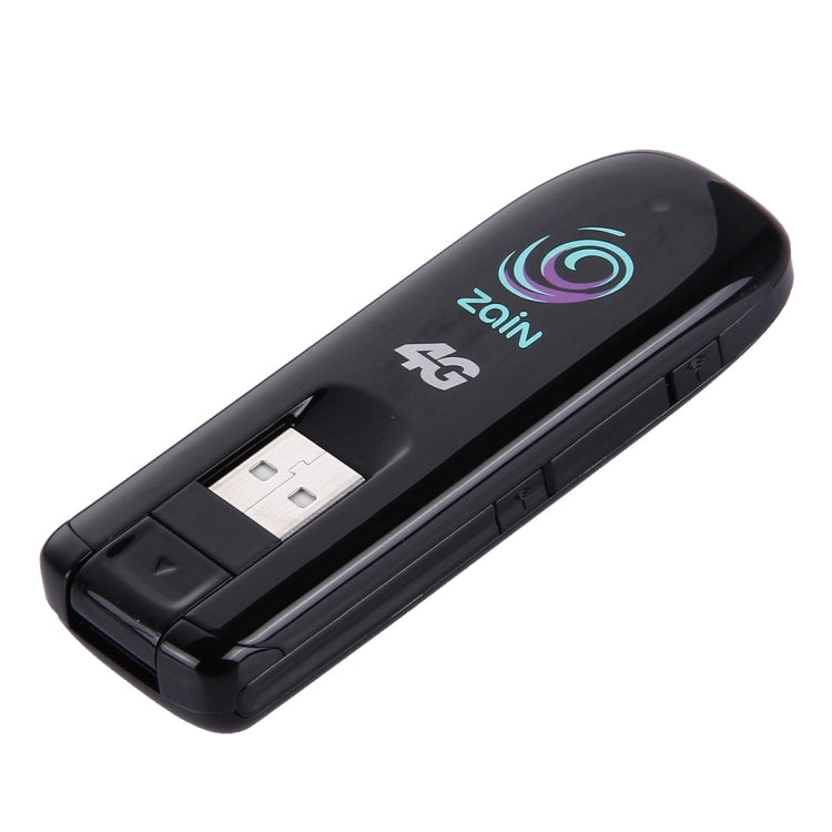 ZTE MF821 High Speed Zain 4G Modem USB Doogle, Support External Antennas(Black)