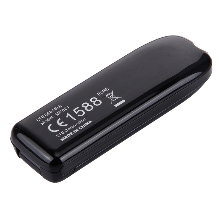 ZTE MF821 High Speed Zain 4G Modem USB Doogle, Support External Antennas(Black)