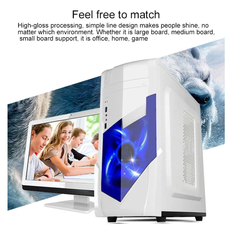 1728 USB 3.0 Main Chassis 440x180x480mm Micro-ATX / ATX PC PC Desktop Game Computer Case