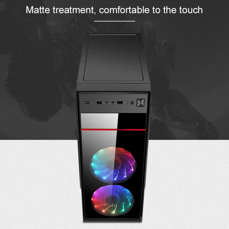 Aurora USB 2.0 Main Chassis 370x170x410mm M-ATX / ATX / Mini-ITX PC Desktop Computer Case