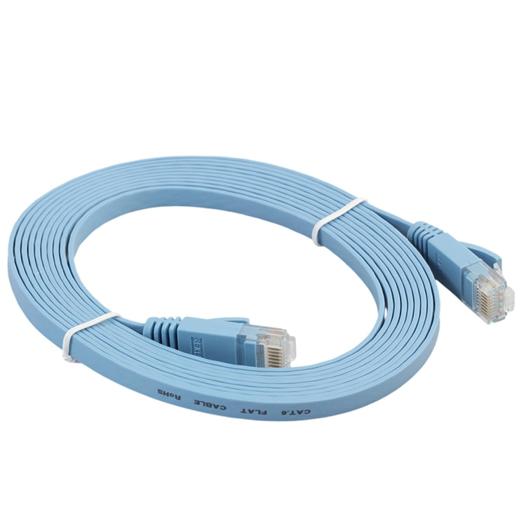 3m CAT6 Ultra-thin Flat Ethernet Network LAN Cable, Patch Lead RJ45