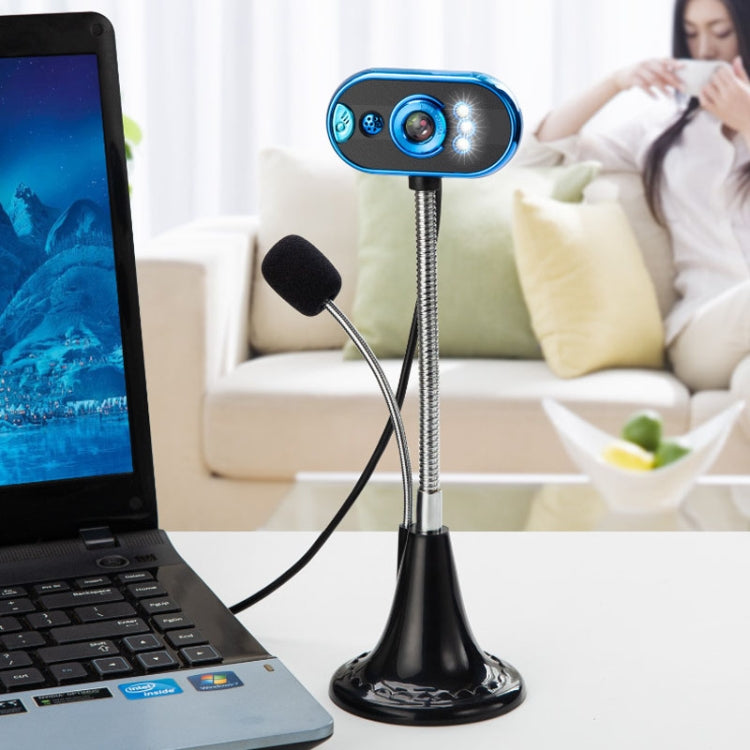 8.0 Mega Pixels USB Home Computer Camera with Mic & Night Vision Function