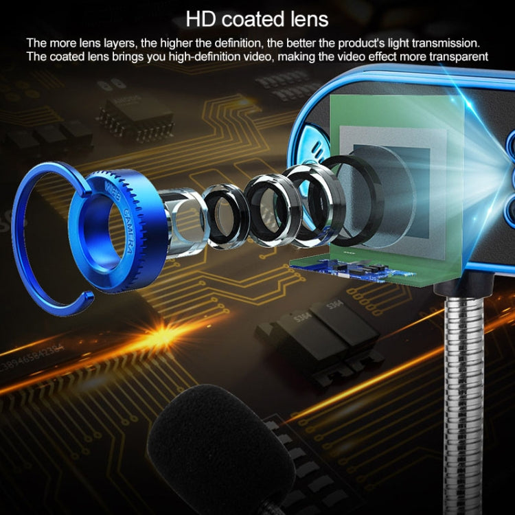 8.0 Mega Pixels USB Home Computer Camera with Mic & Night Vision Function