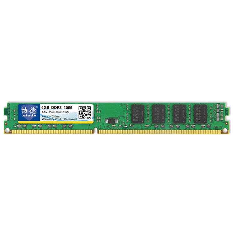 XIEDE X083 DDR3 1066MHz 4GB 1.5V General Full Compatibility Memory RAM Module for Desktop PC