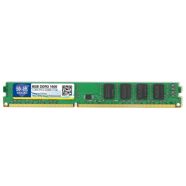 XIEDE X091 DDR3L 1600MHz 8GB 1.35V General Full Compatibility Memory RAM Module for Desktop PC