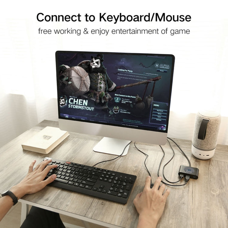 Portable 5Gbps Super Speed 4 Ports USB 3.0 HUB Cable Adapter, Cable Length: 50cm