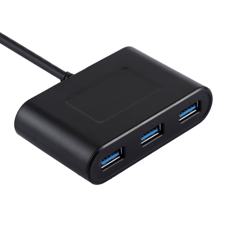 Portable 5Gbps Super Speed 4 Ports USB 3.0 HUB Cable Adapter, Cable Length: 50cm