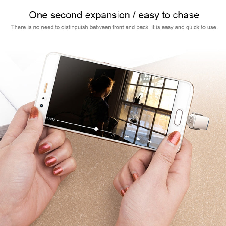 EAGET CU20 32GB Waterproof 2 in 1 USB-C / Type-C + USB 3.1 Flash Disk for Type-C Smartphones & PC Computer, with OTG Function