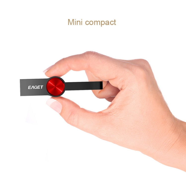 EAGET U80 64GB USB 3.0 Waterproof Shockproof Disc Shape U Disk
