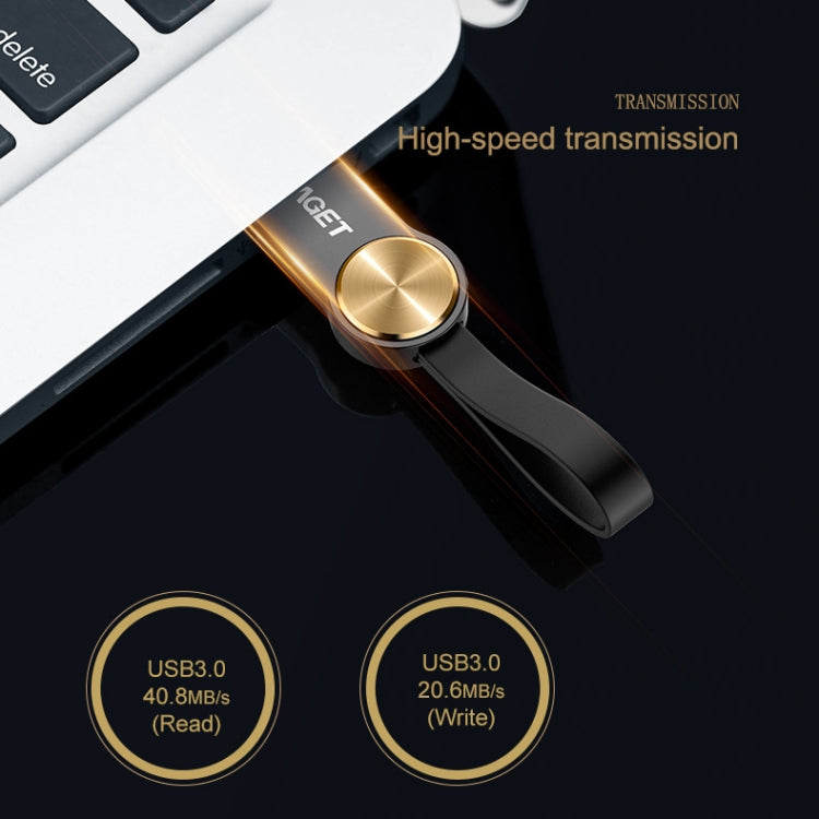 EAGET U80 64GB USB 3.0 Waterproof Shockproof Disc Shape U Disk