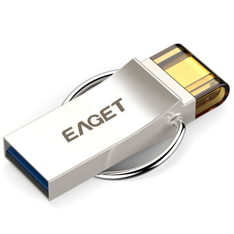 EAGET V90 64GB Waterproof 2 in 1 Micro USB + USB 3.0 Flash Disk for Android Smartphones & PC Computer, with OTG Function