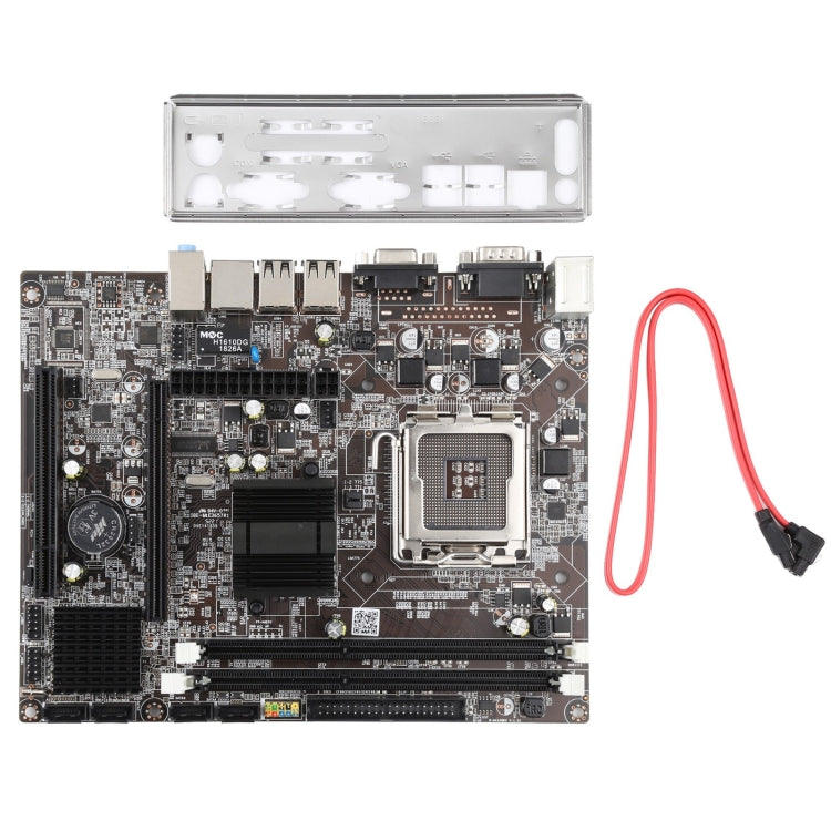 LGA 775 DDR3 Desktop Computer Motherboard for Intel G41 Chip, Sound Card Graphics Card Network Card Fully Integrated Dual-core Quad-core