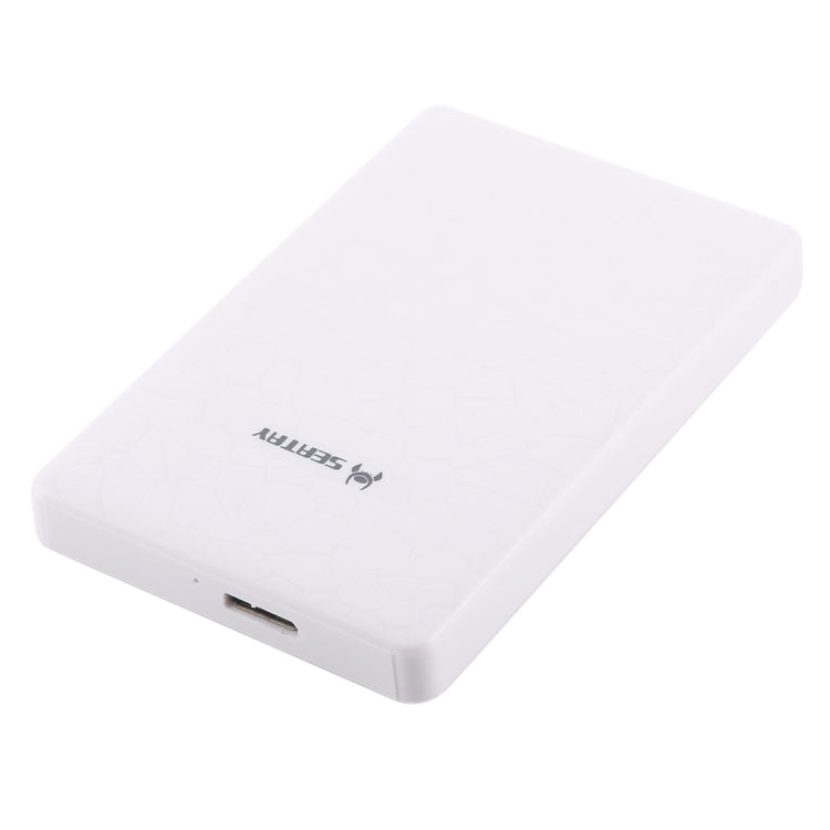 SEATAY HD101 Tool Free 2.5 inch USB 3.0 High-speed Interface Extender Hard Disk Case HDD Enclosure(White)