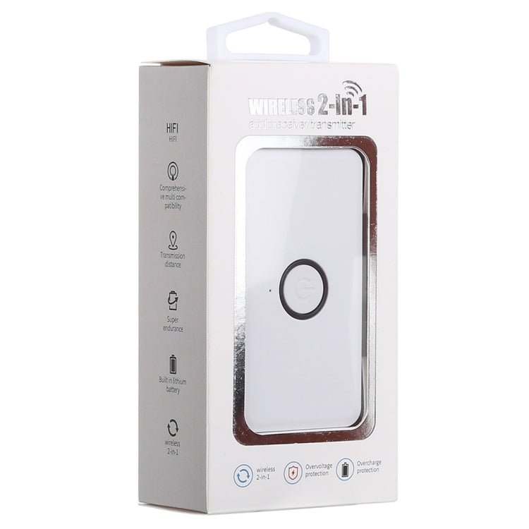 BYL-1813 2 in 1 Bluetooth V4.2 Audio Receiver / Transmitter Adapter(White)