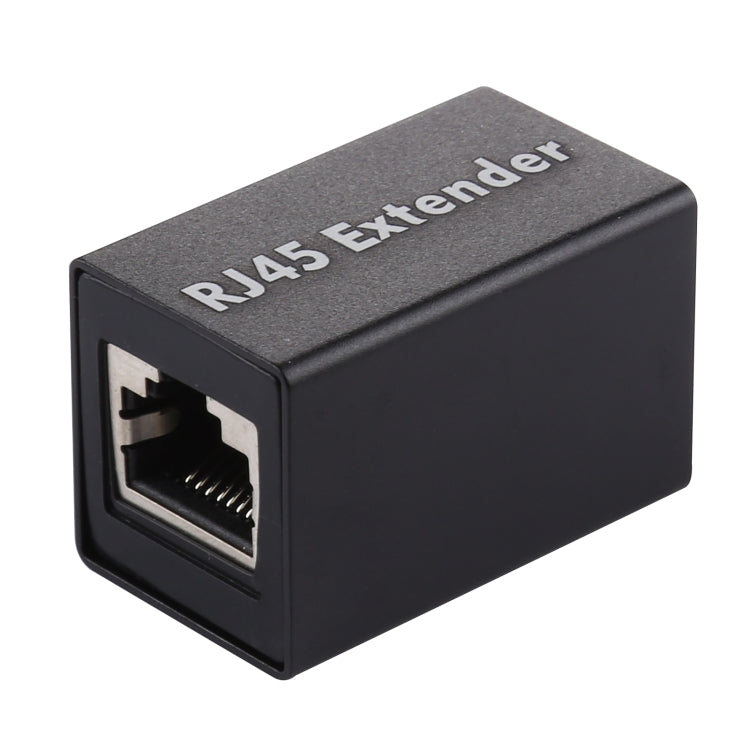 RJ45 Aluminum Alloy Expansion Head Extender (Black)