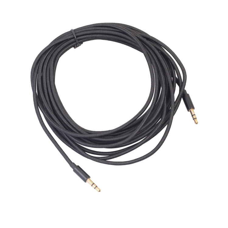 REXLIS 3629 3.5mm Male to Male Car Stereo Gold-plated Jack AUX Audio Cable for 3.5mm AUX Standard Digital Devices, Length: 5m